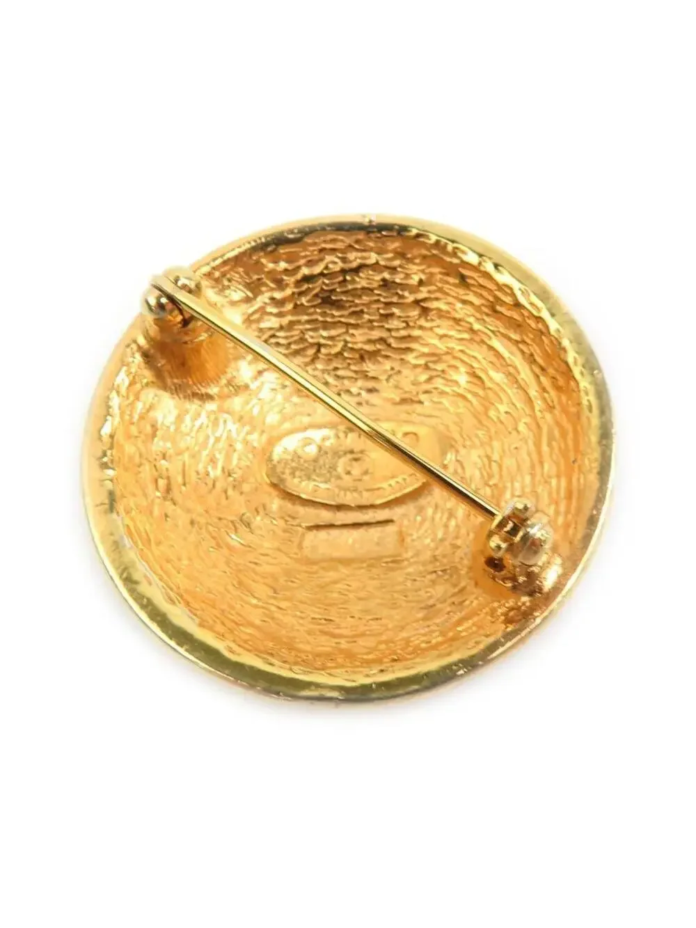 Auth Chanel Cc Logo Brooch Gold Metal - #293944C32B